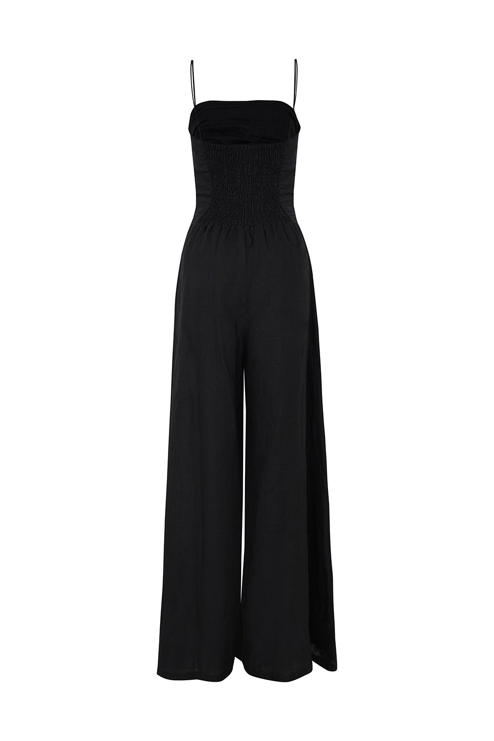 Enterizo nina negro lino