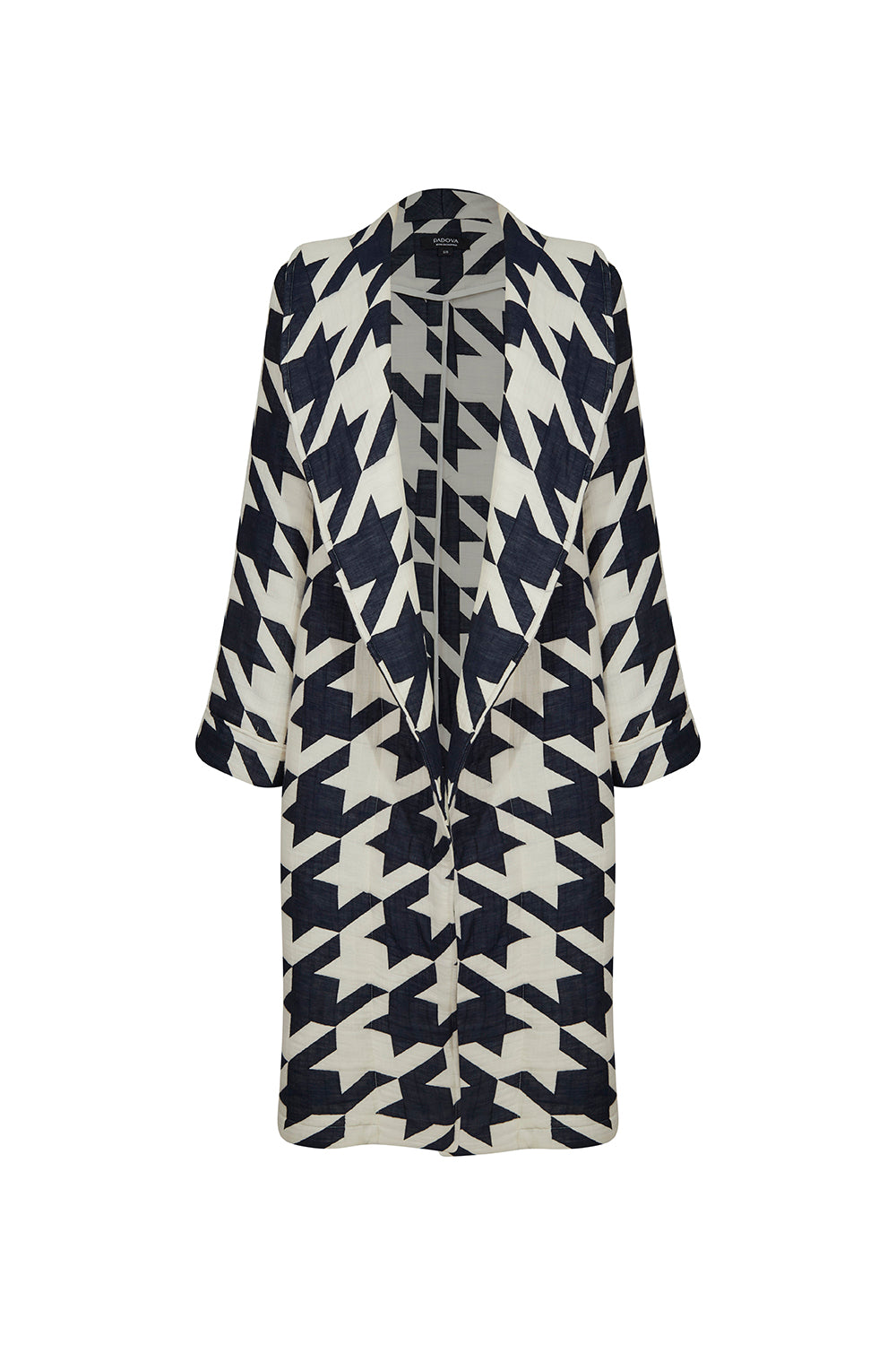 Sobretodo simbolismo magico jacquard navy