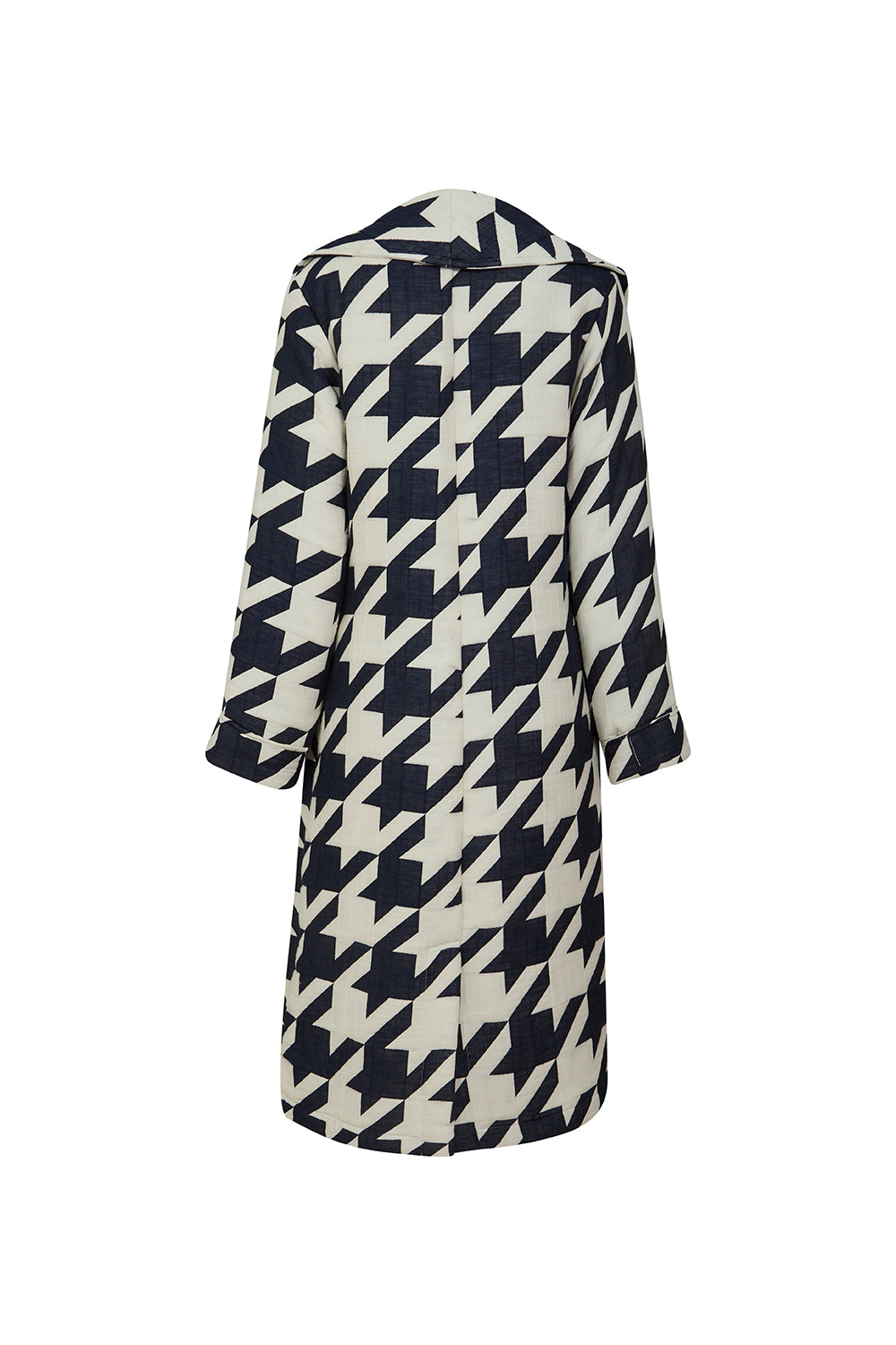 Sobretodo simbolismo magico jacquard navy