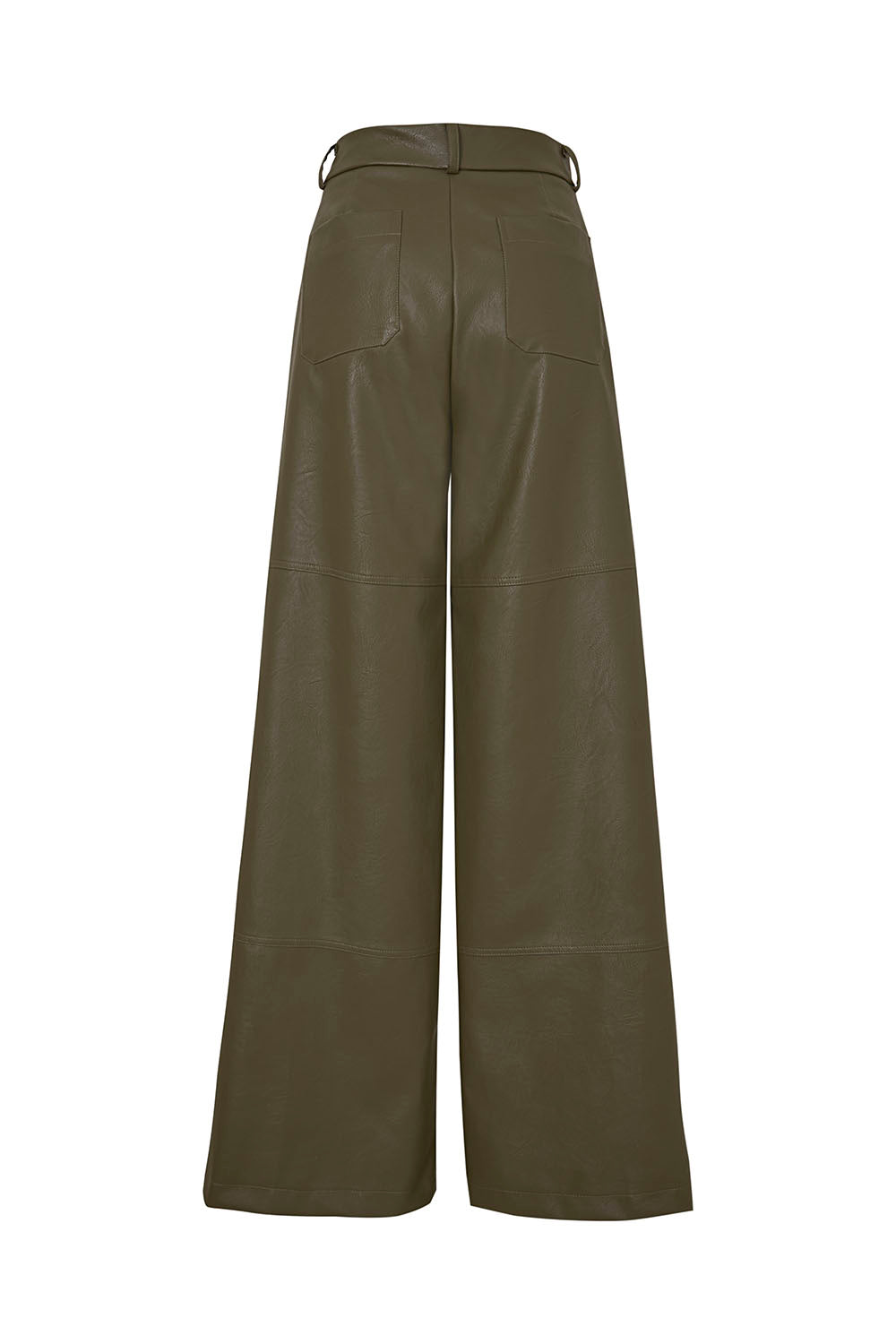 PANTALON LAIA CUERINA VERDE OLIVA