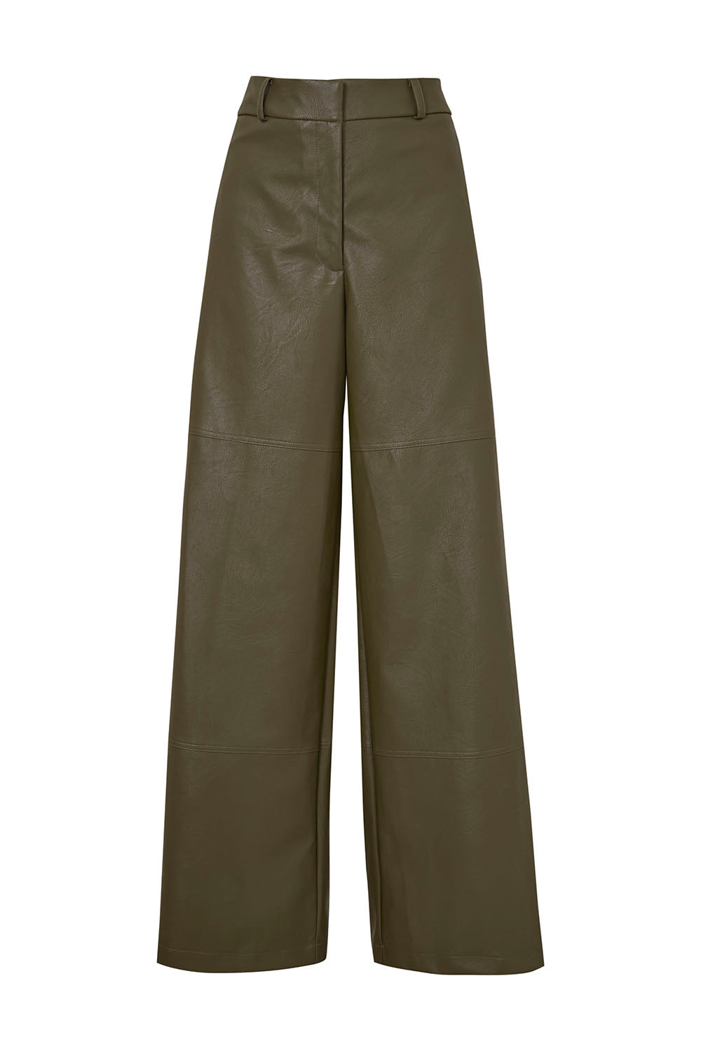 PANTALON LAIA CUERINA VERDE OLIVA