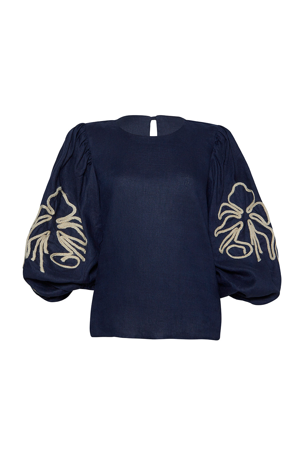 Dreams of the soul Blouse Navy blue