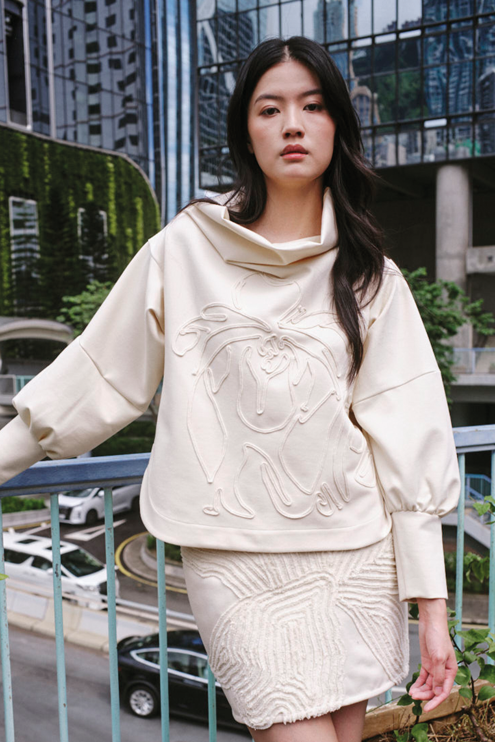 Saco new scarlett vainilla