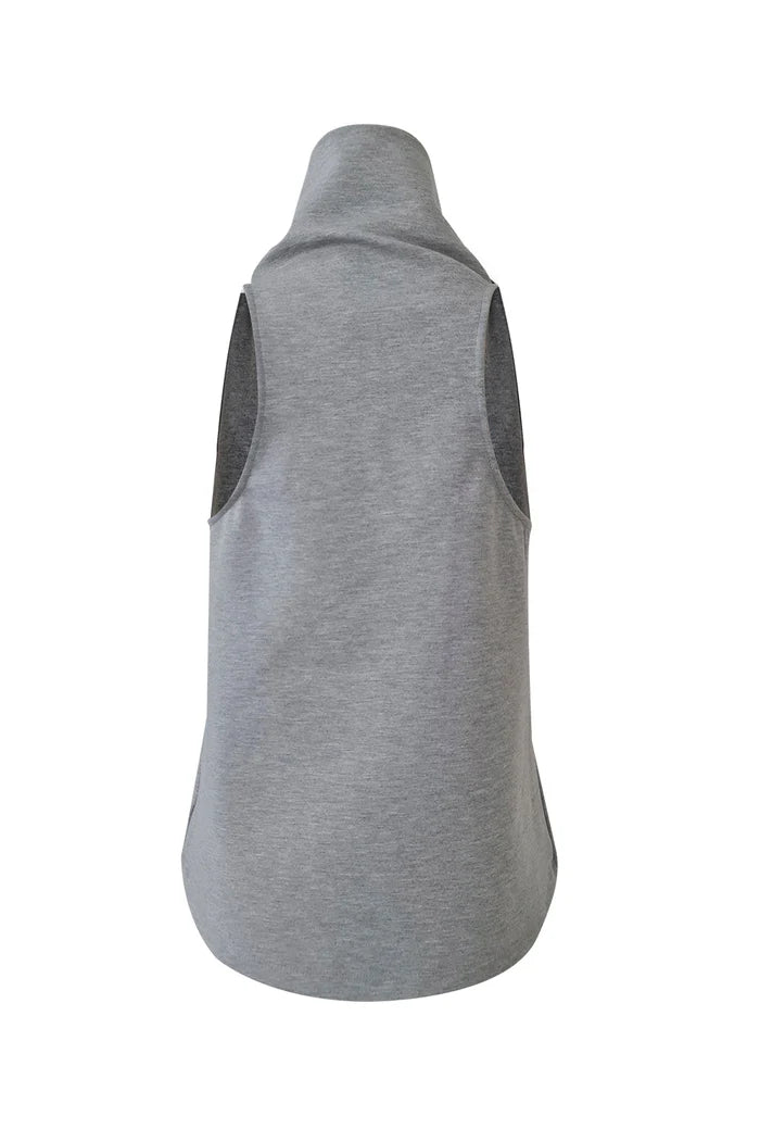 Blusa Noche de Lirios Gris jaspe