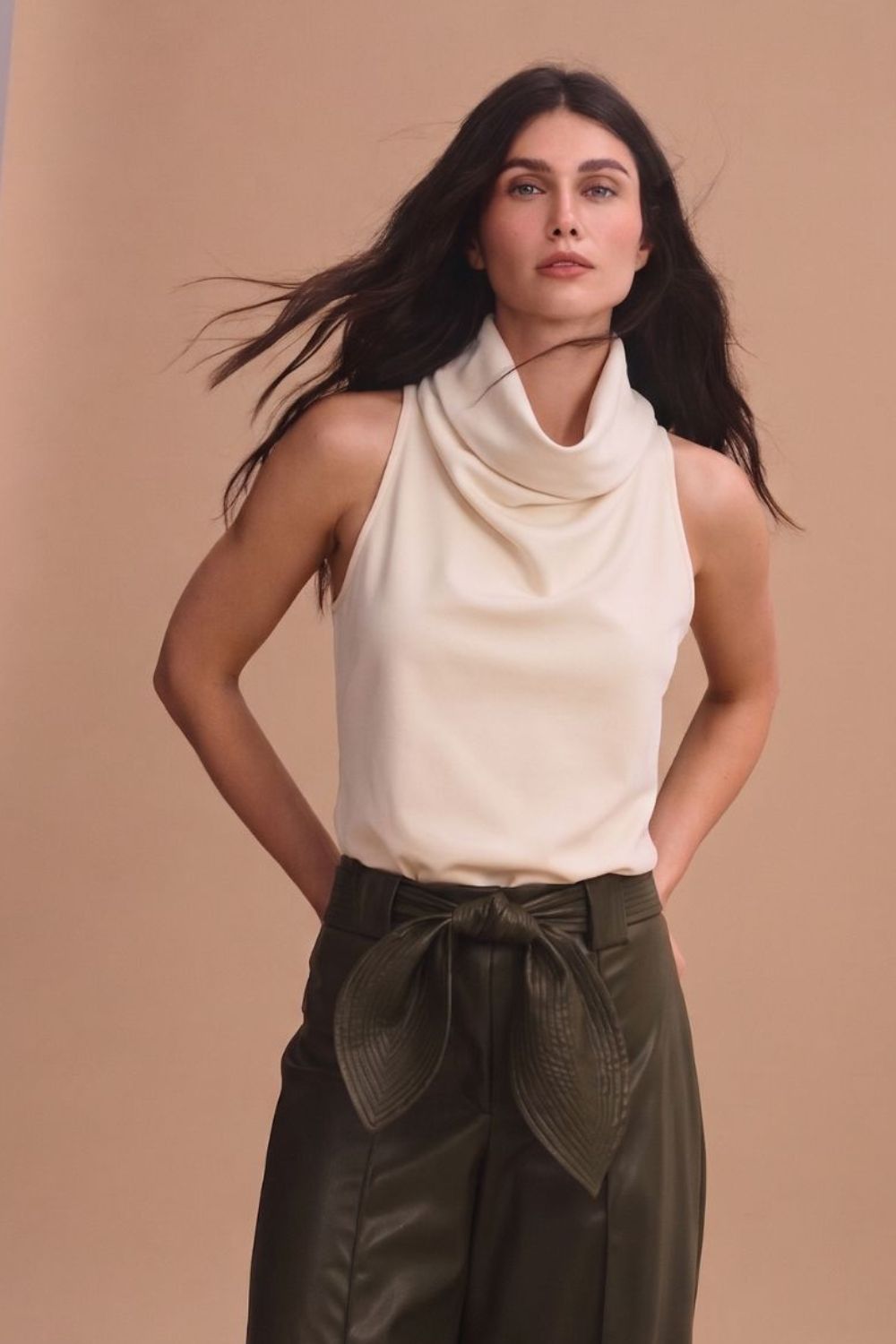 Blusa noche de lirios vainilla