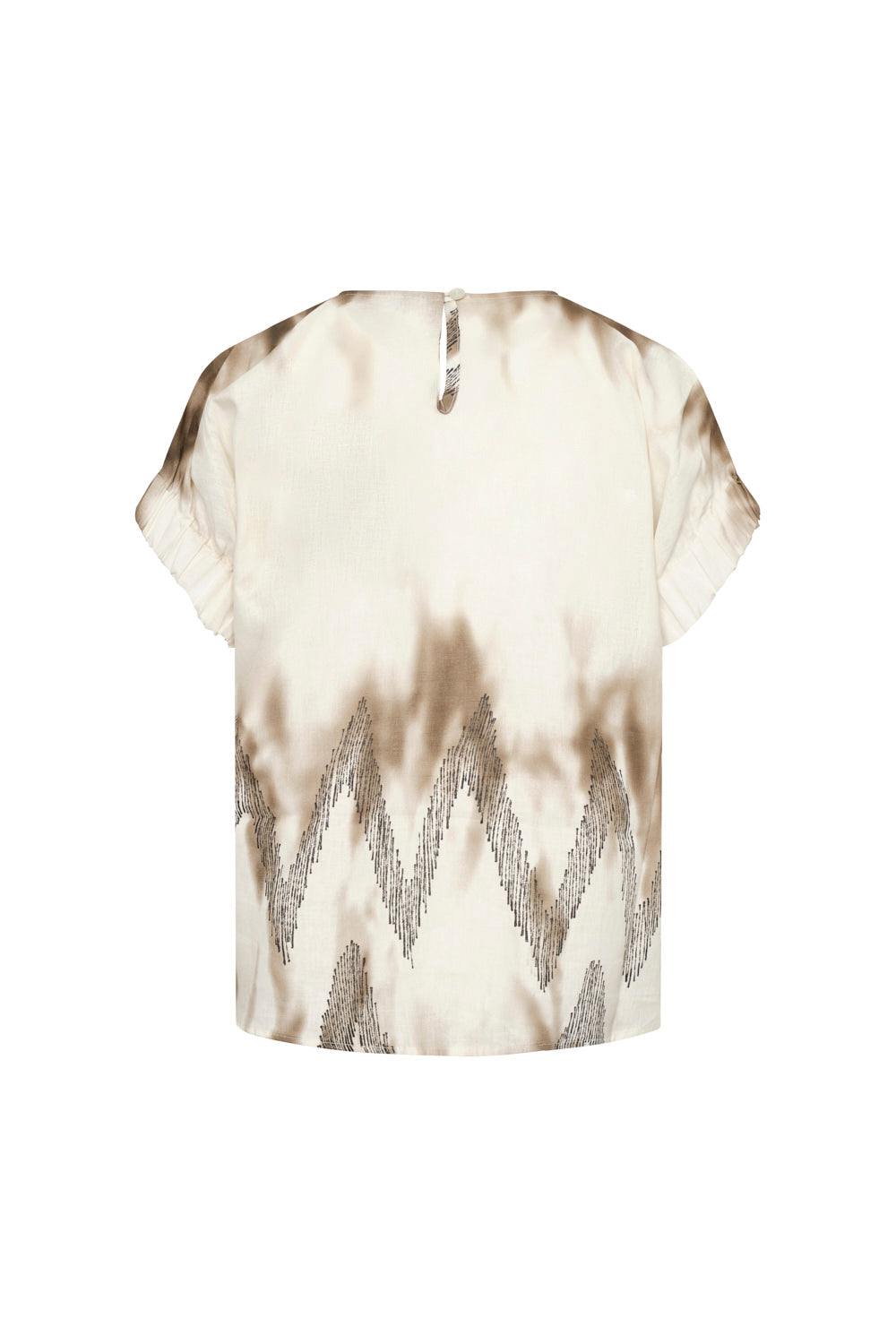 Blusa Kumba ivory coffee