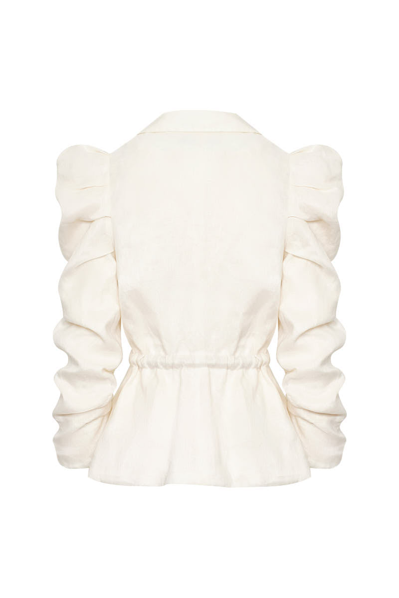 Blazer niebla vainilla