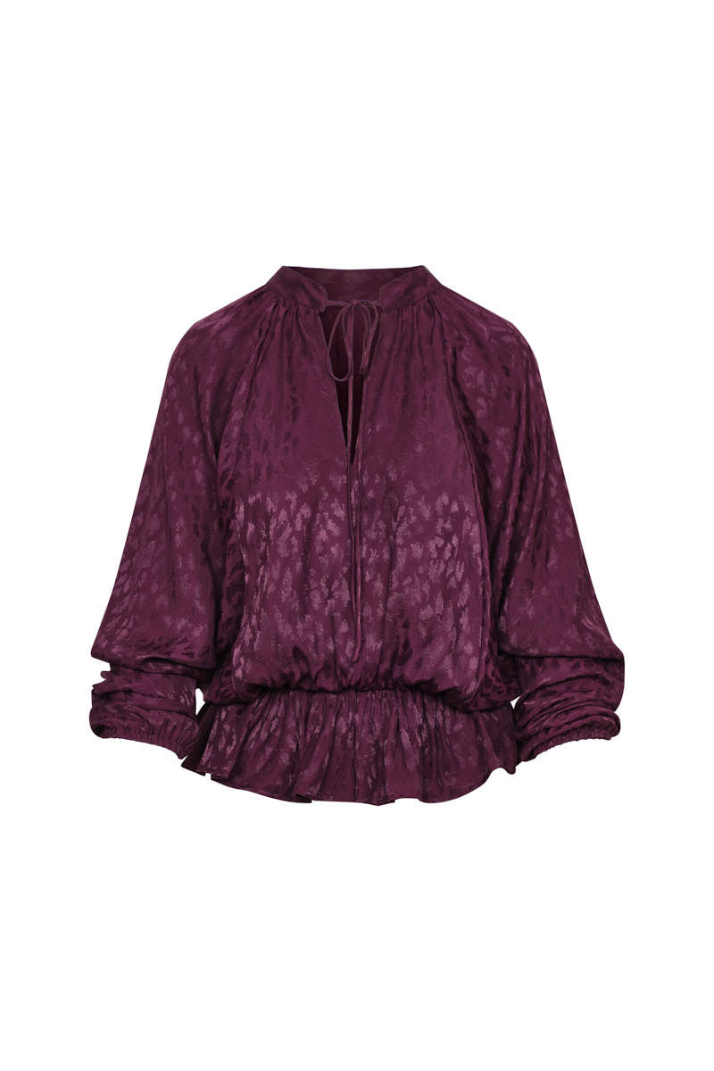 Blusa salento mio dark purple
