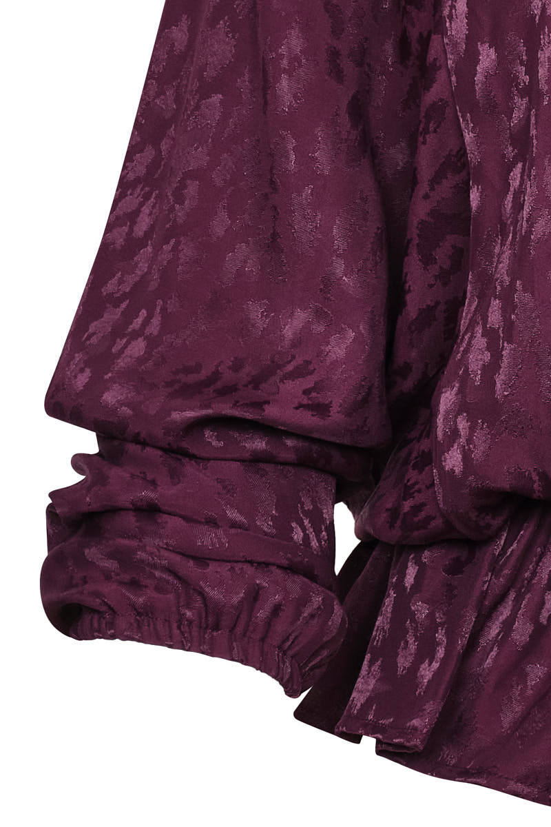 Blusa salento mio dark purple
