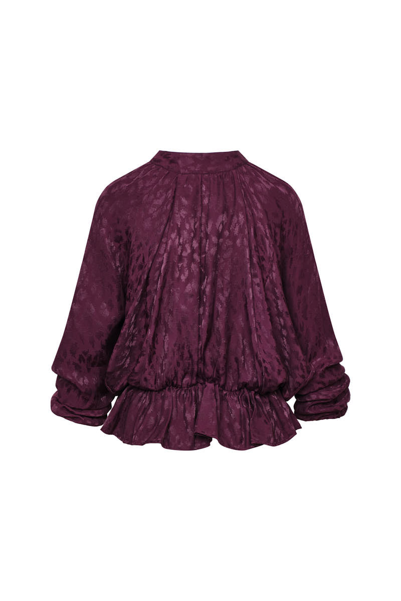Blusa salento mio dark purple