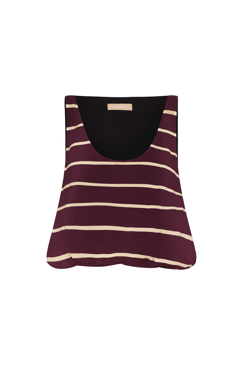 Crop top galicia dark purple