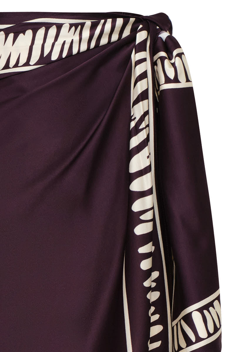 Falda montecarlo dark purple