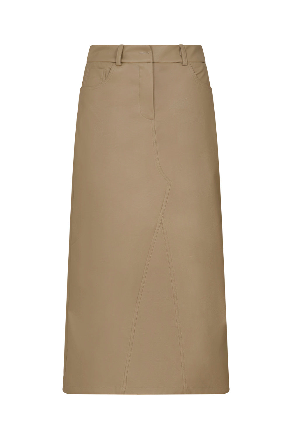 Falda arena blanca beige