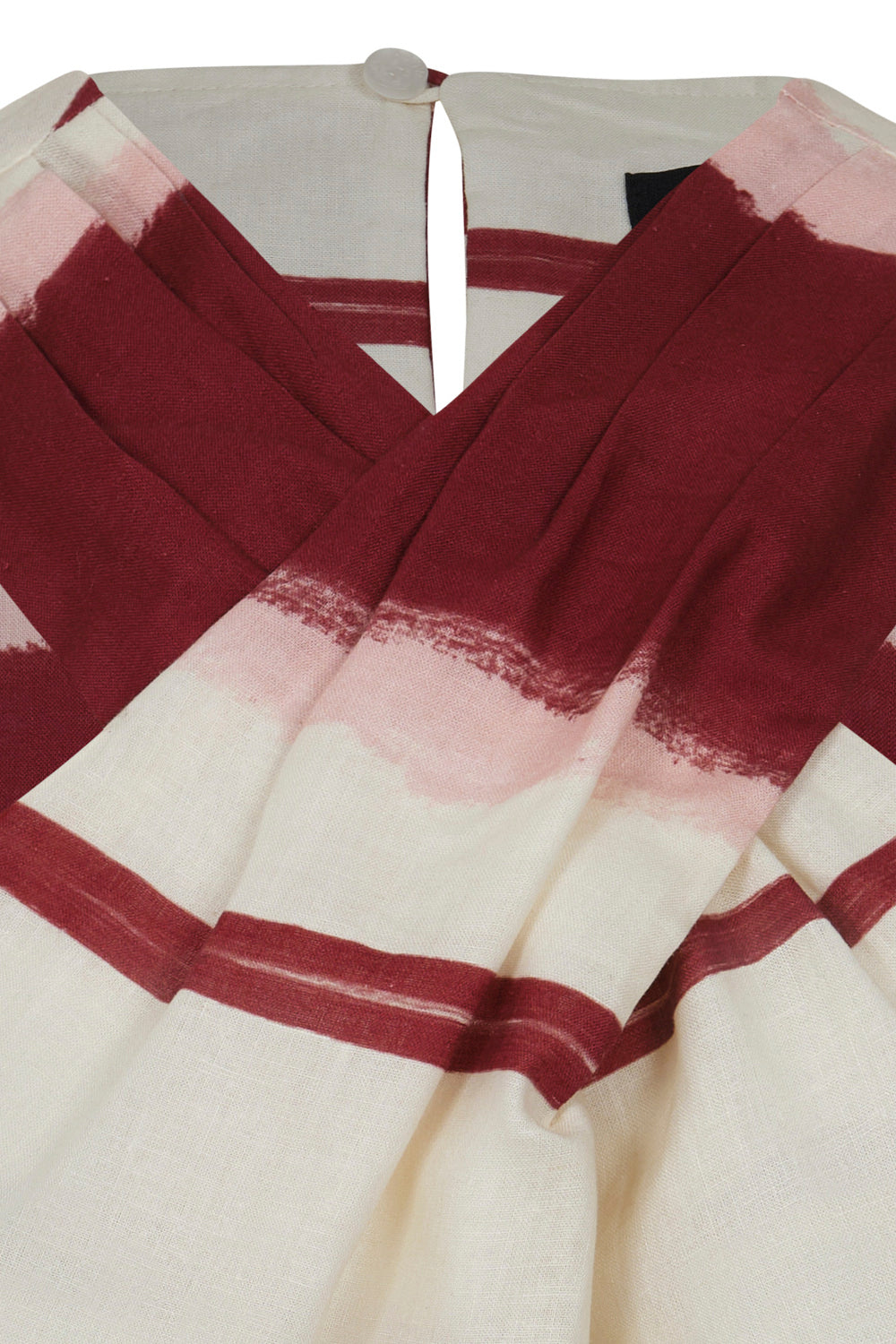 Blusa Vereda ivory Burgundy