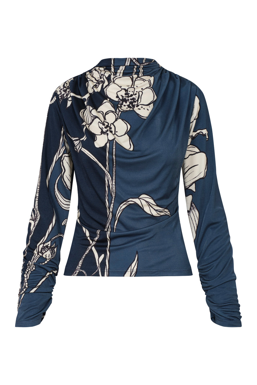 Blusa loto azul navy