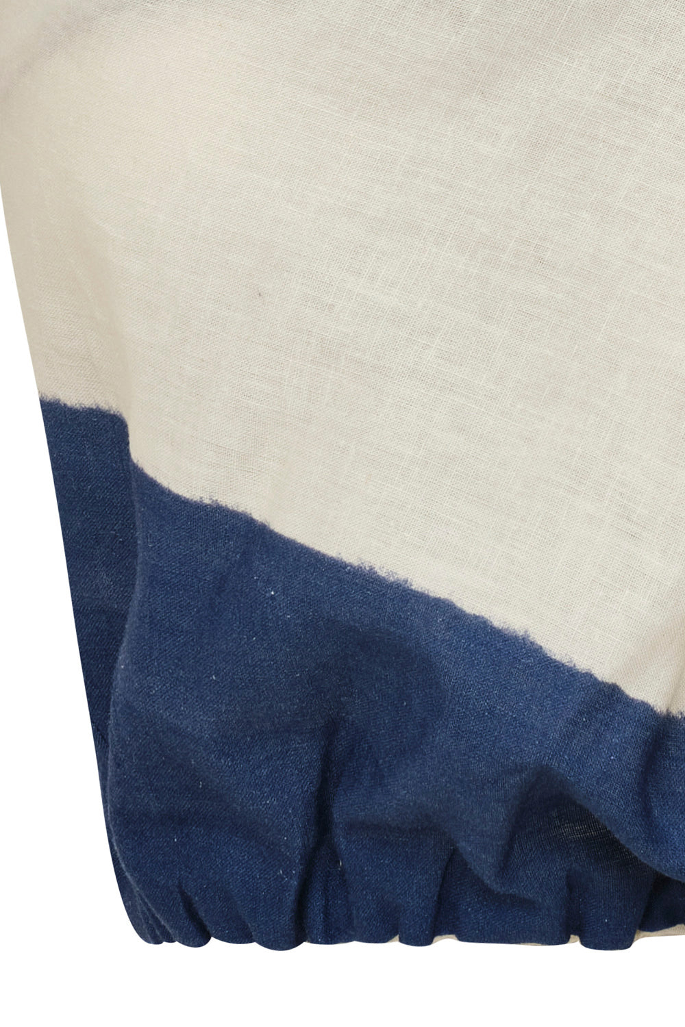 Crop top vereda azul ivory