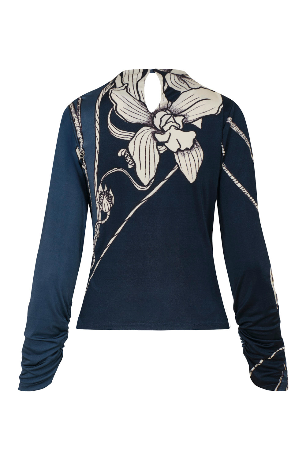 Blusa loto azul navy