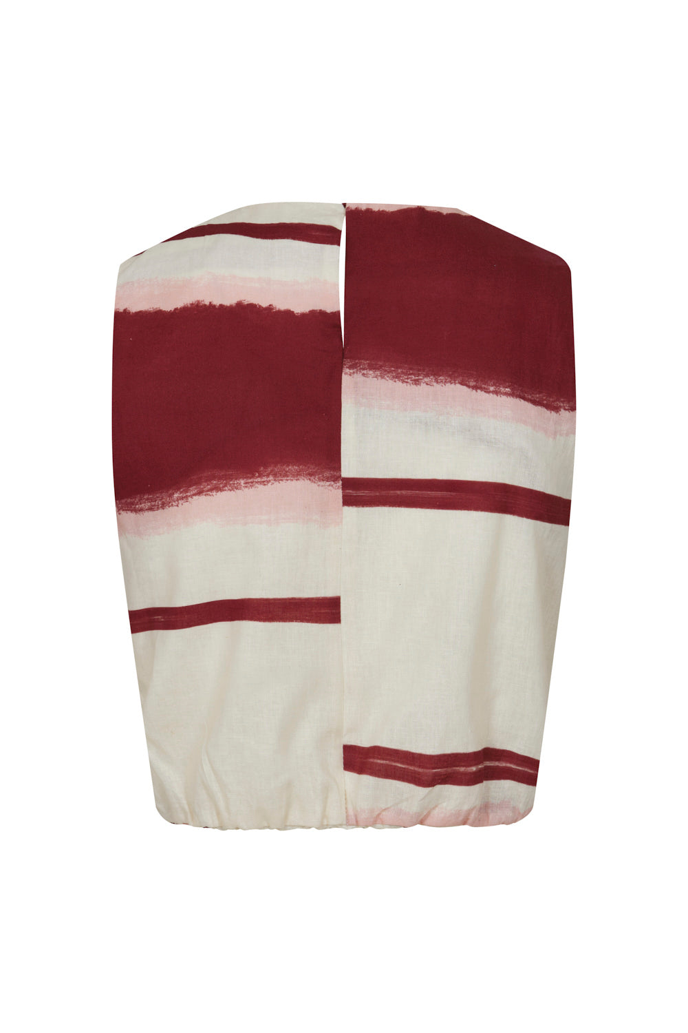 Blusa Vereda ivory Burgundy