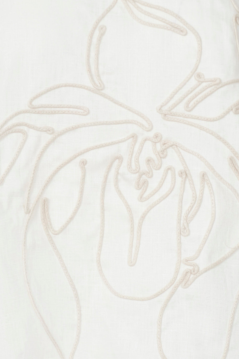 Blusa Kumba natural bordada