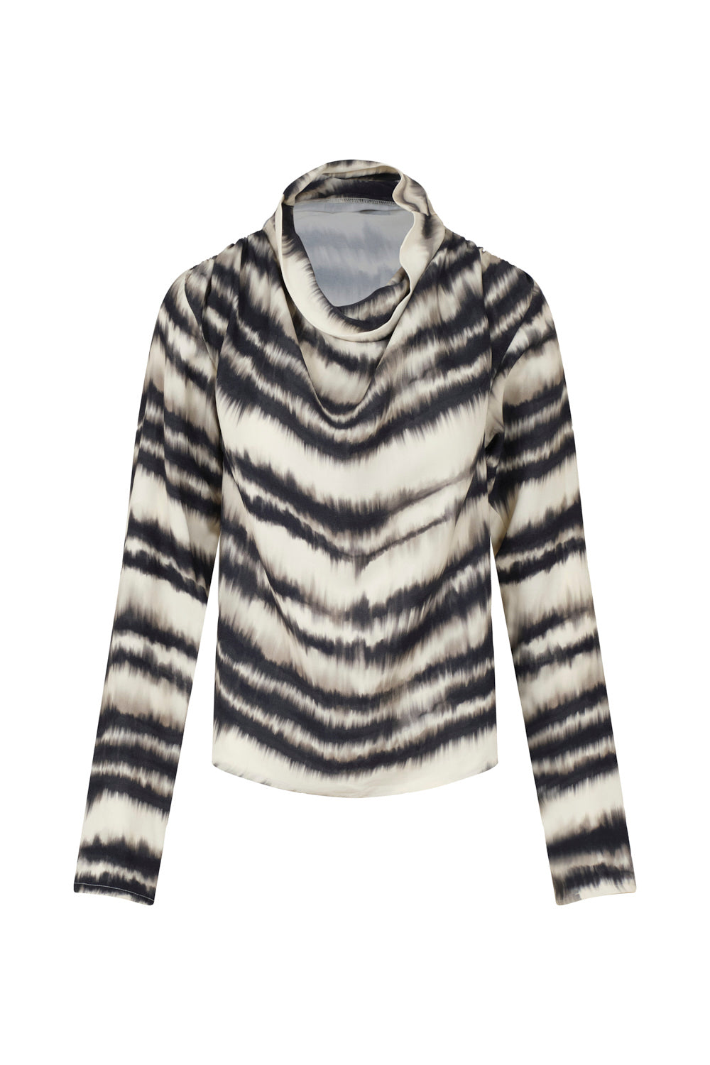 Blusa kaia ivory negro