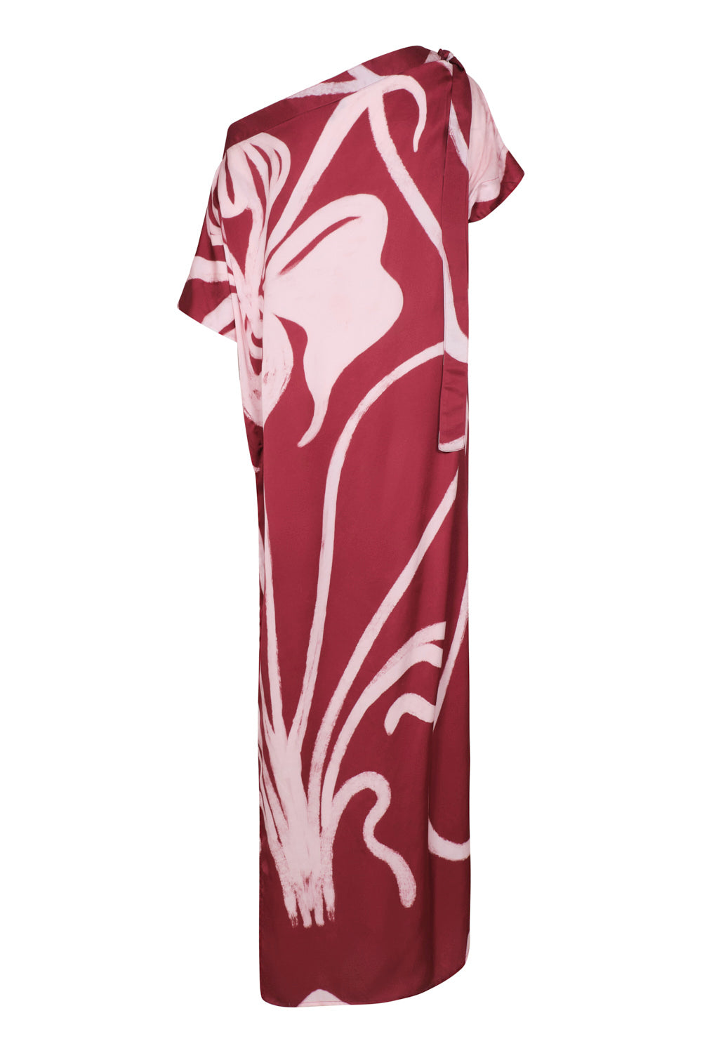 Vestido Jéte burgundy pink