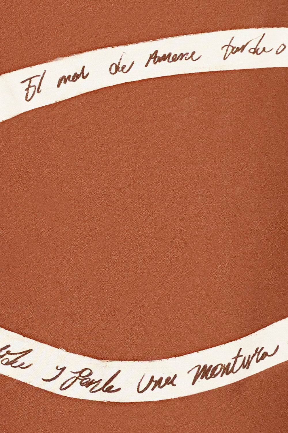 Falda Arabela ivory coffee