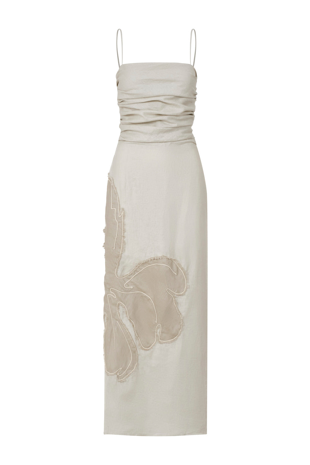 Vestido zafira ligth beige