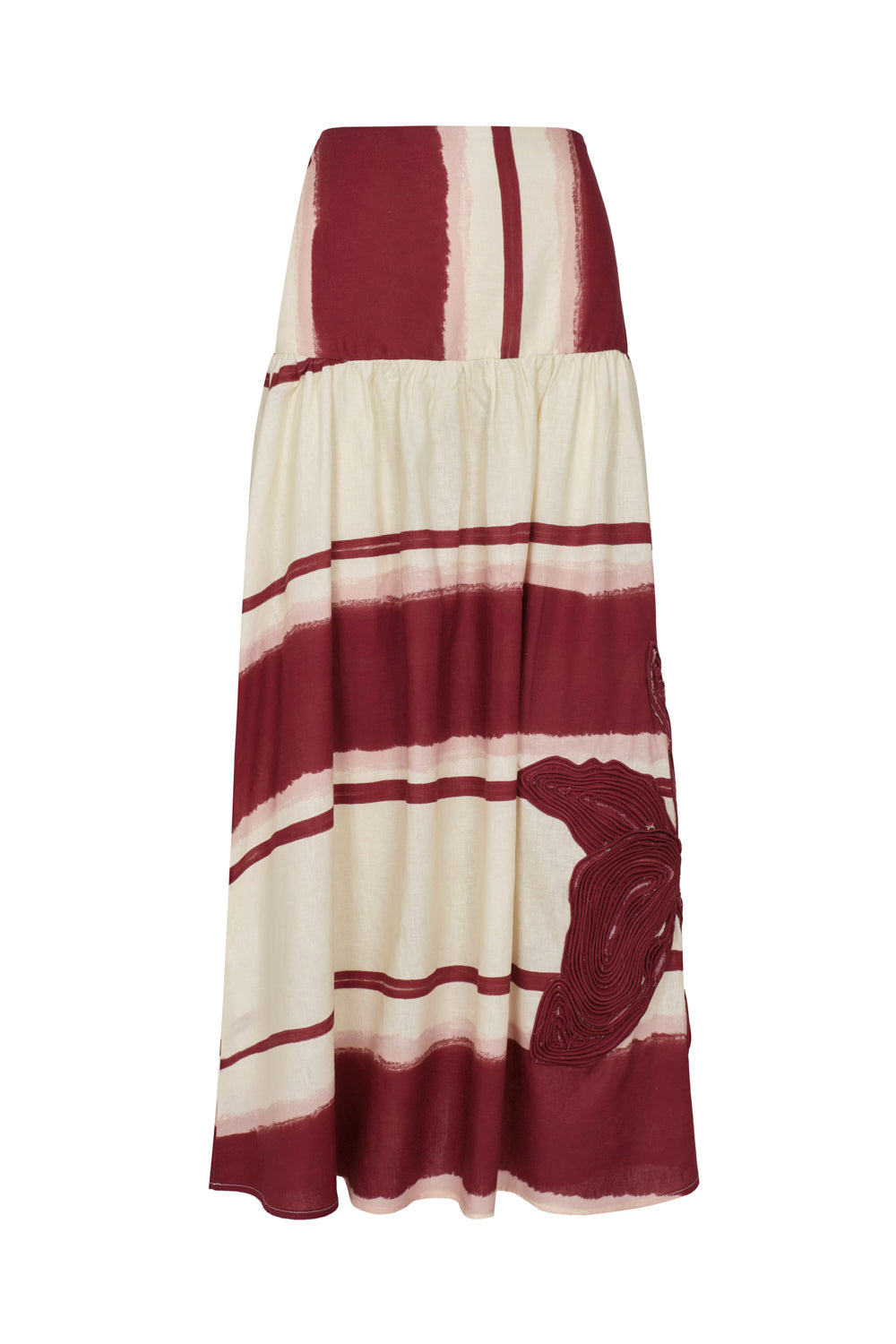 Falda new Janelle ivory burgundy