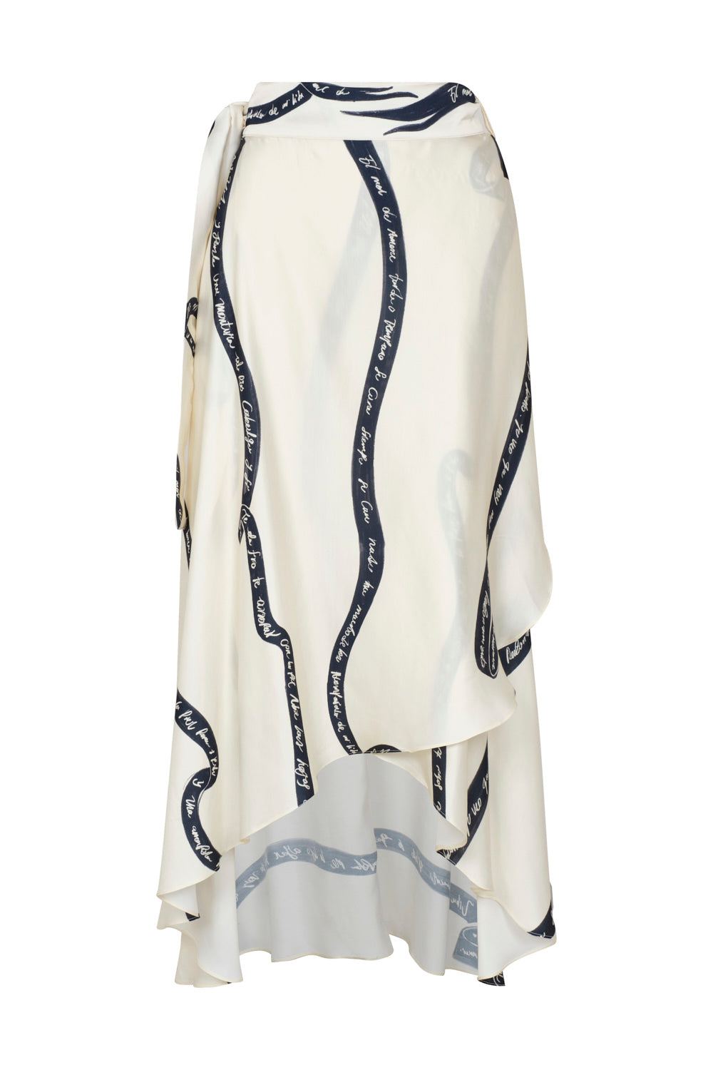 Falda Gala ivory navy