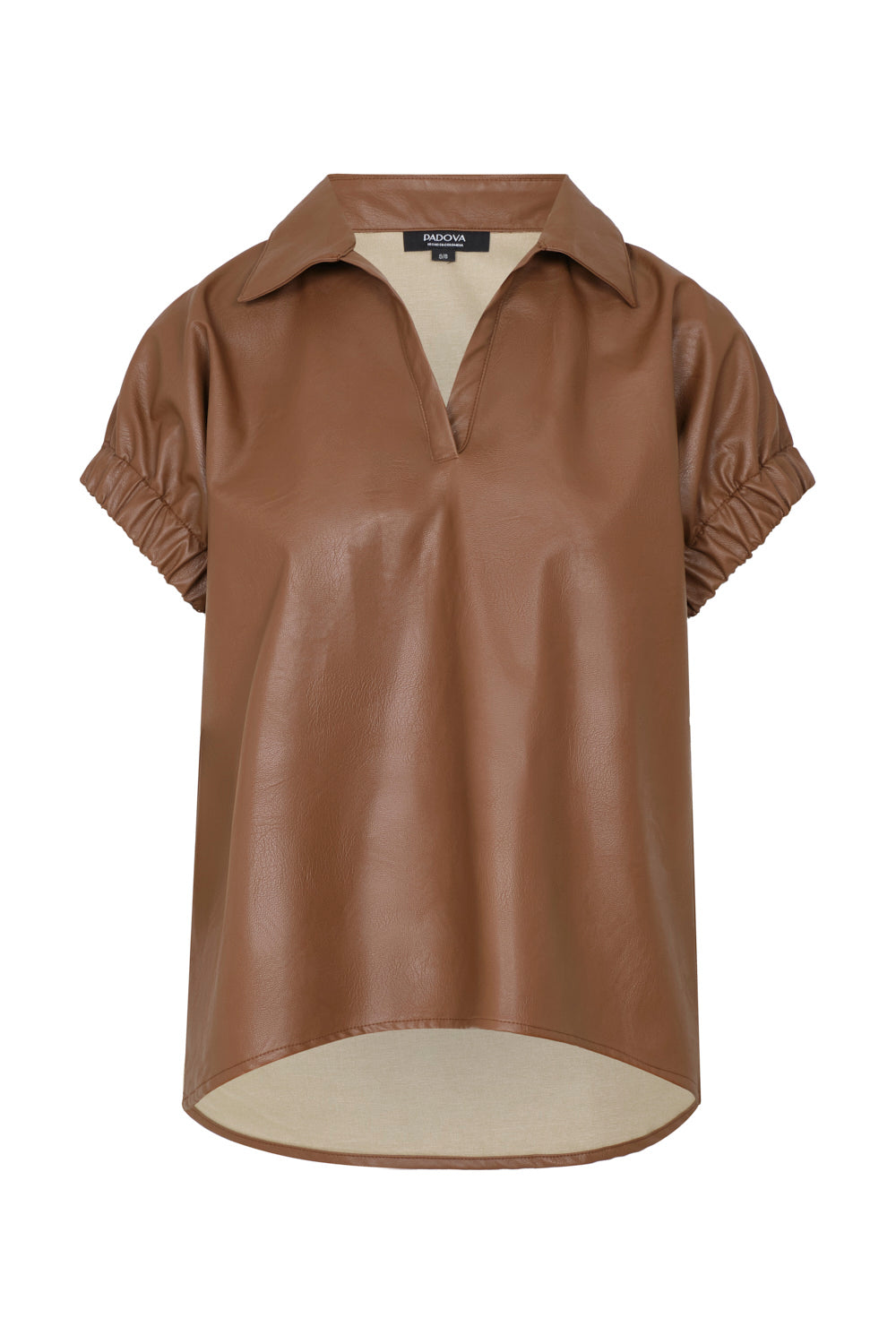 Blusa Janine Cuerina Camel