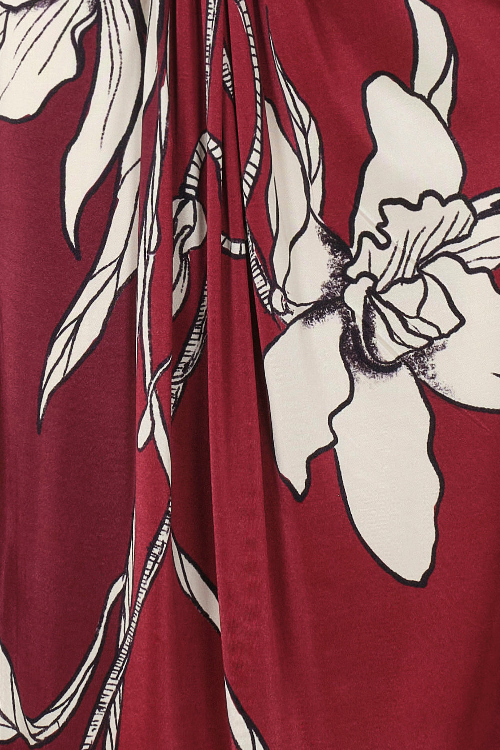 Vestido rossé vinotinto