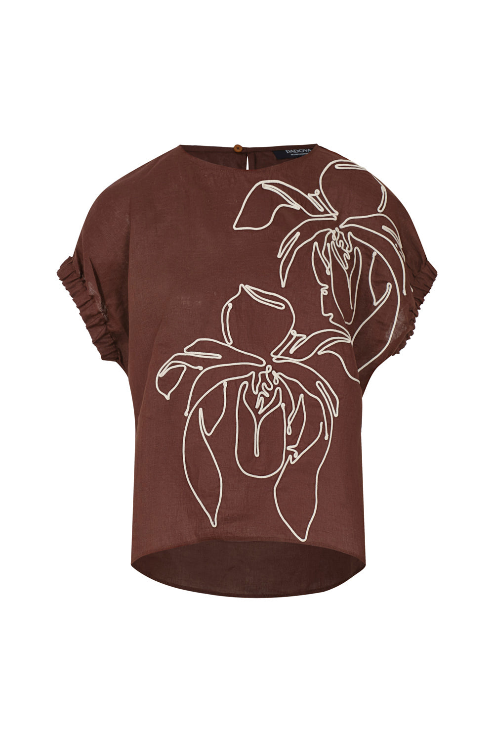 Blusa Kumba coffee