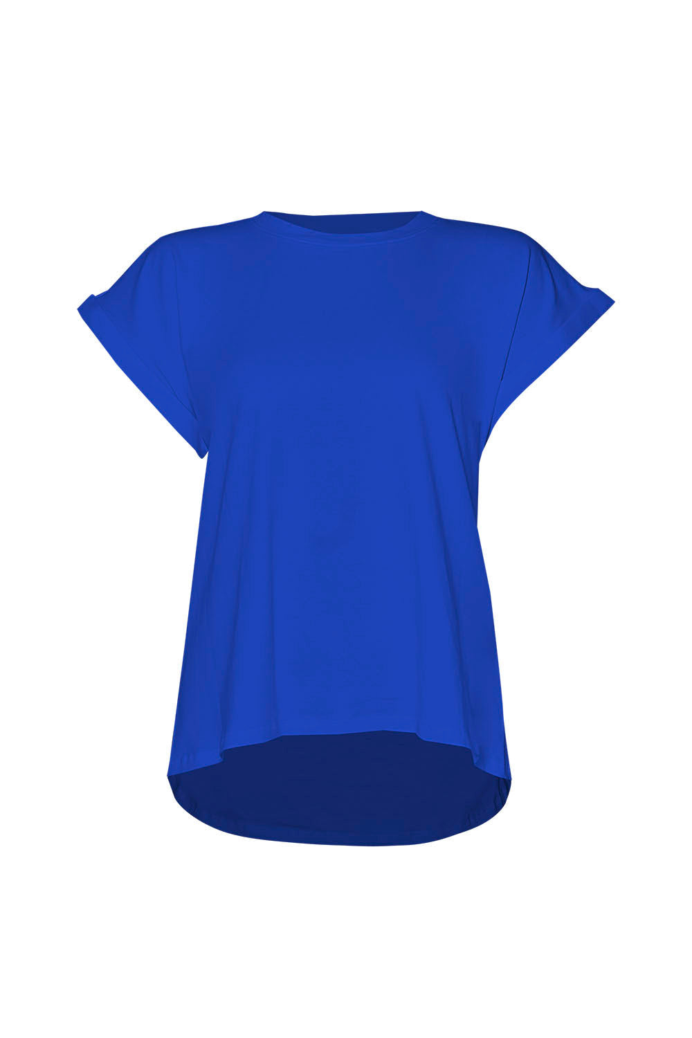 Camiseta Petalos de Papel Azul