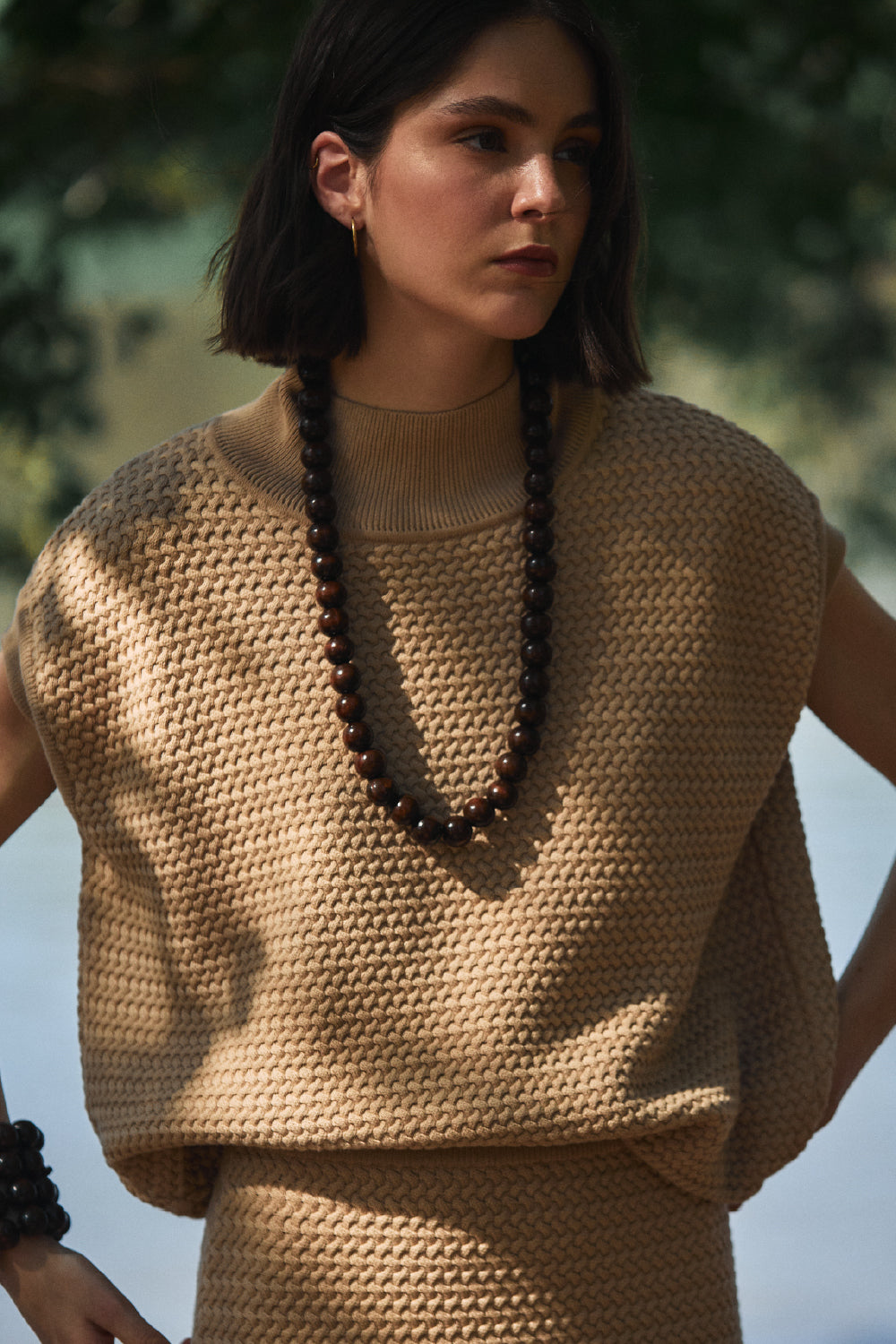 Blusa Diletta Taupe