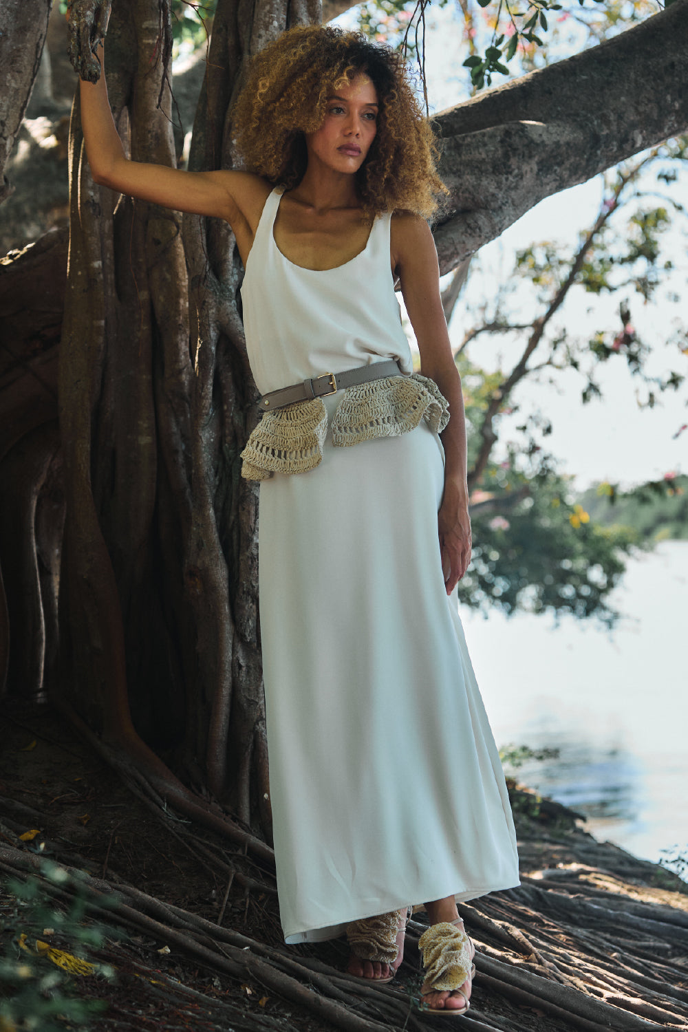 Vestido Hojarasca natural