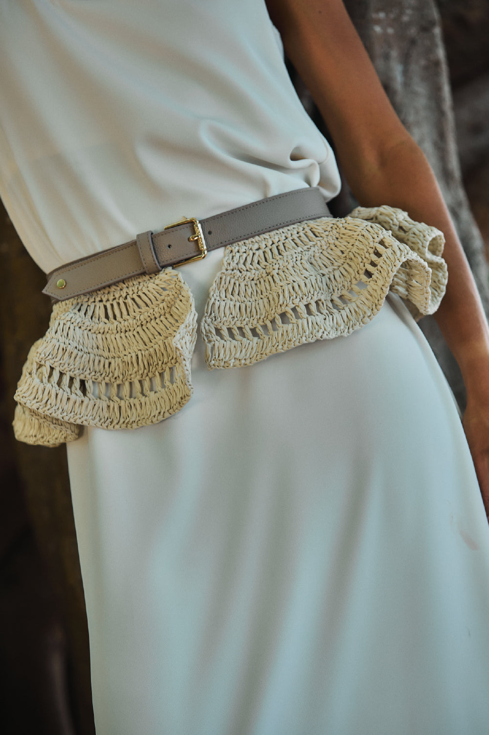Vestido Hojarasca natural