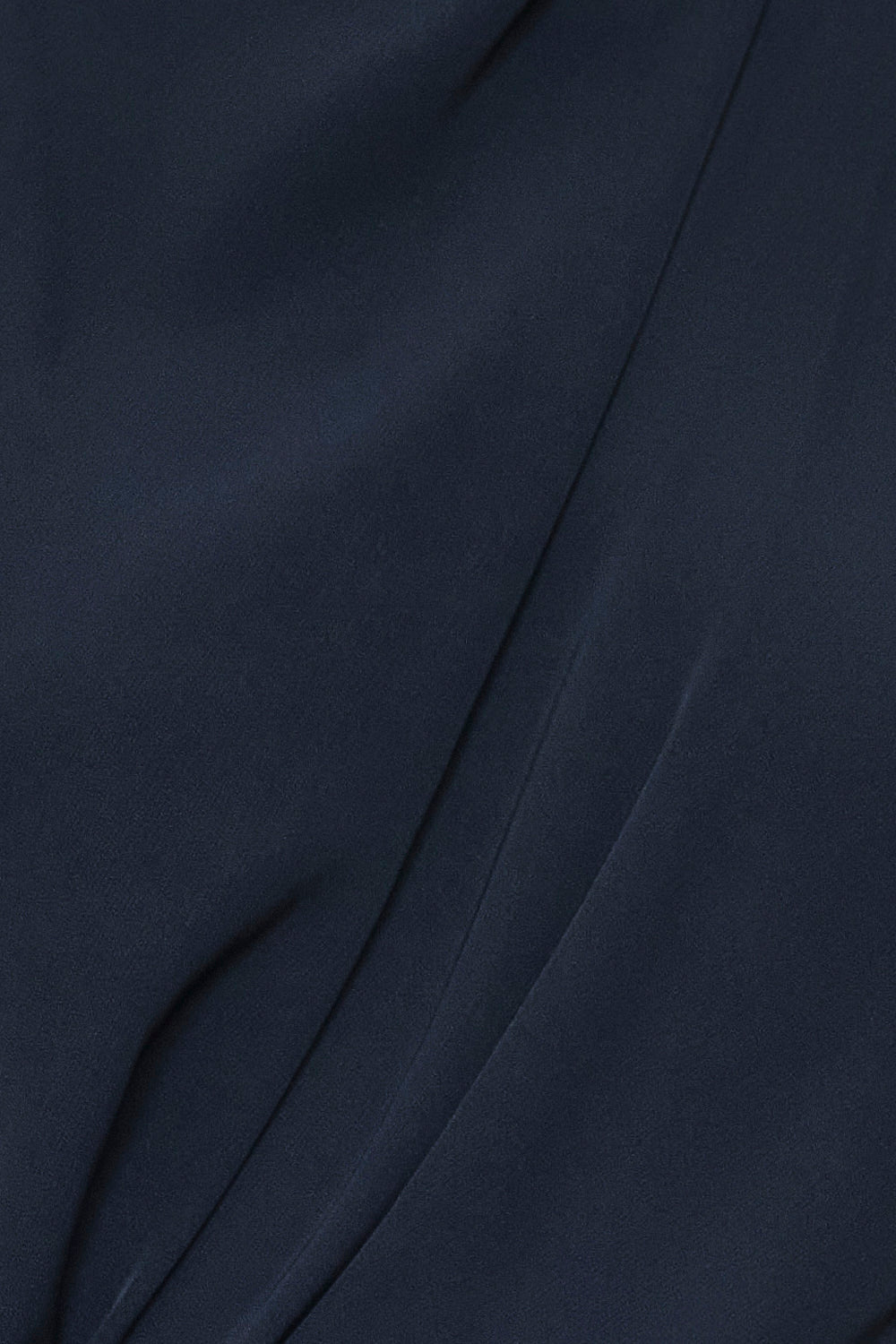 Vestido seda de luna azul navy