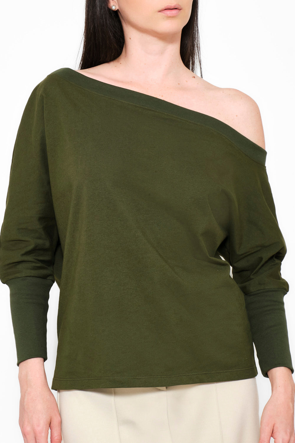 Blusa aluna verde oliva