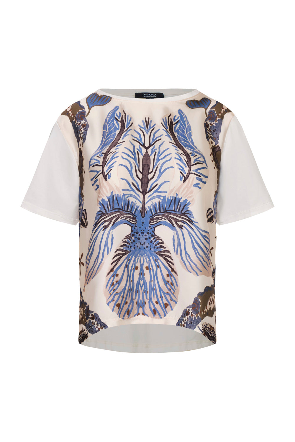 Camiseta lourdes ivory blue