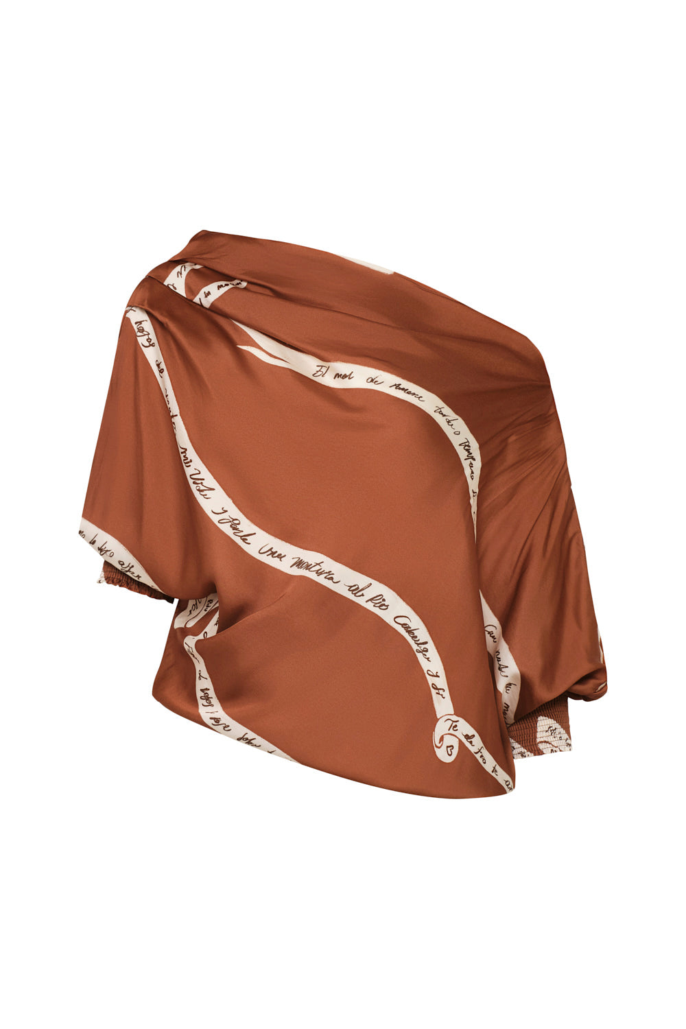 Blusa new adelle ivory coffee