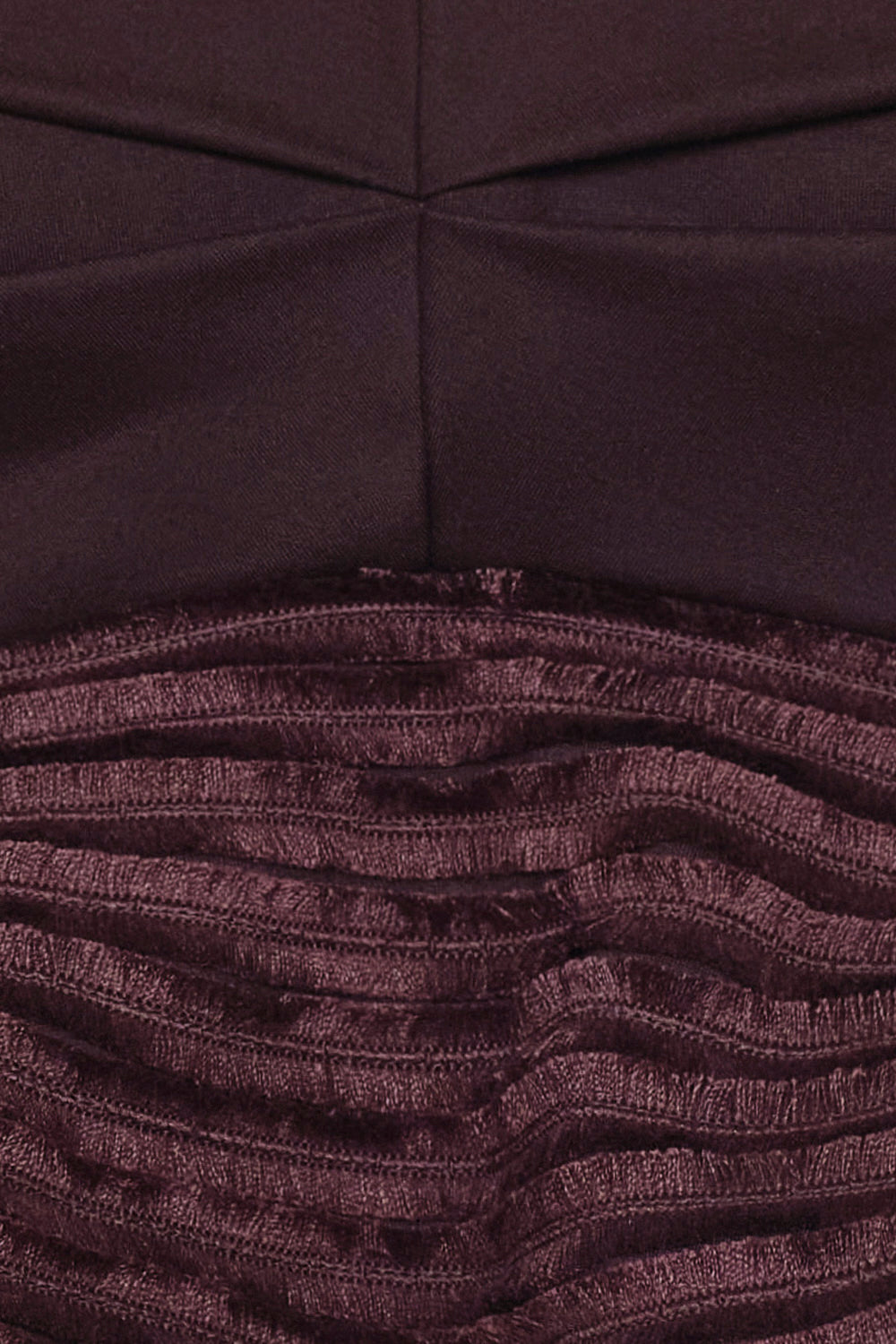 Crop top del mar brown