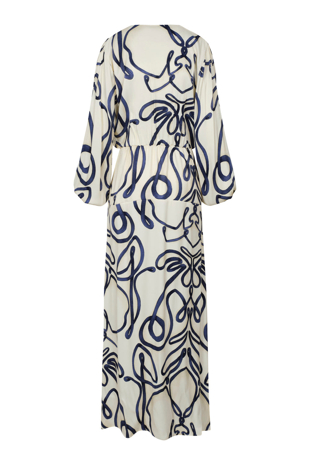 Vestido alba ivory navy