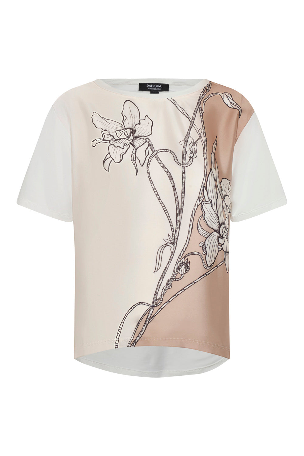 Camiseta lourdes beige