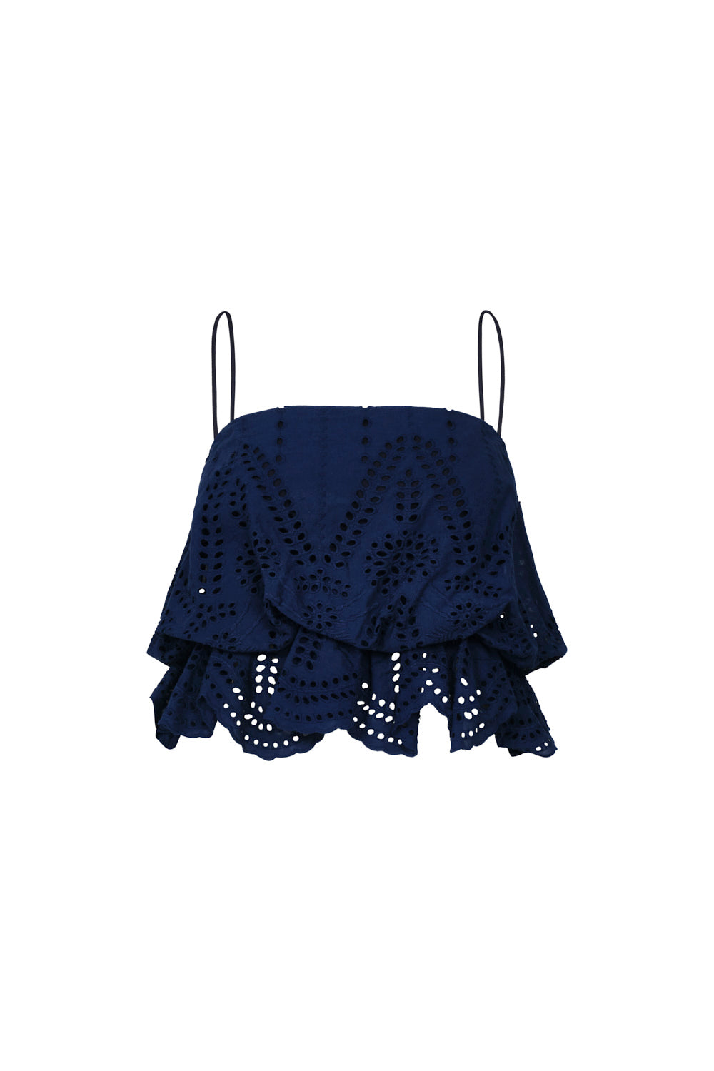 Crop top lunel azul navy