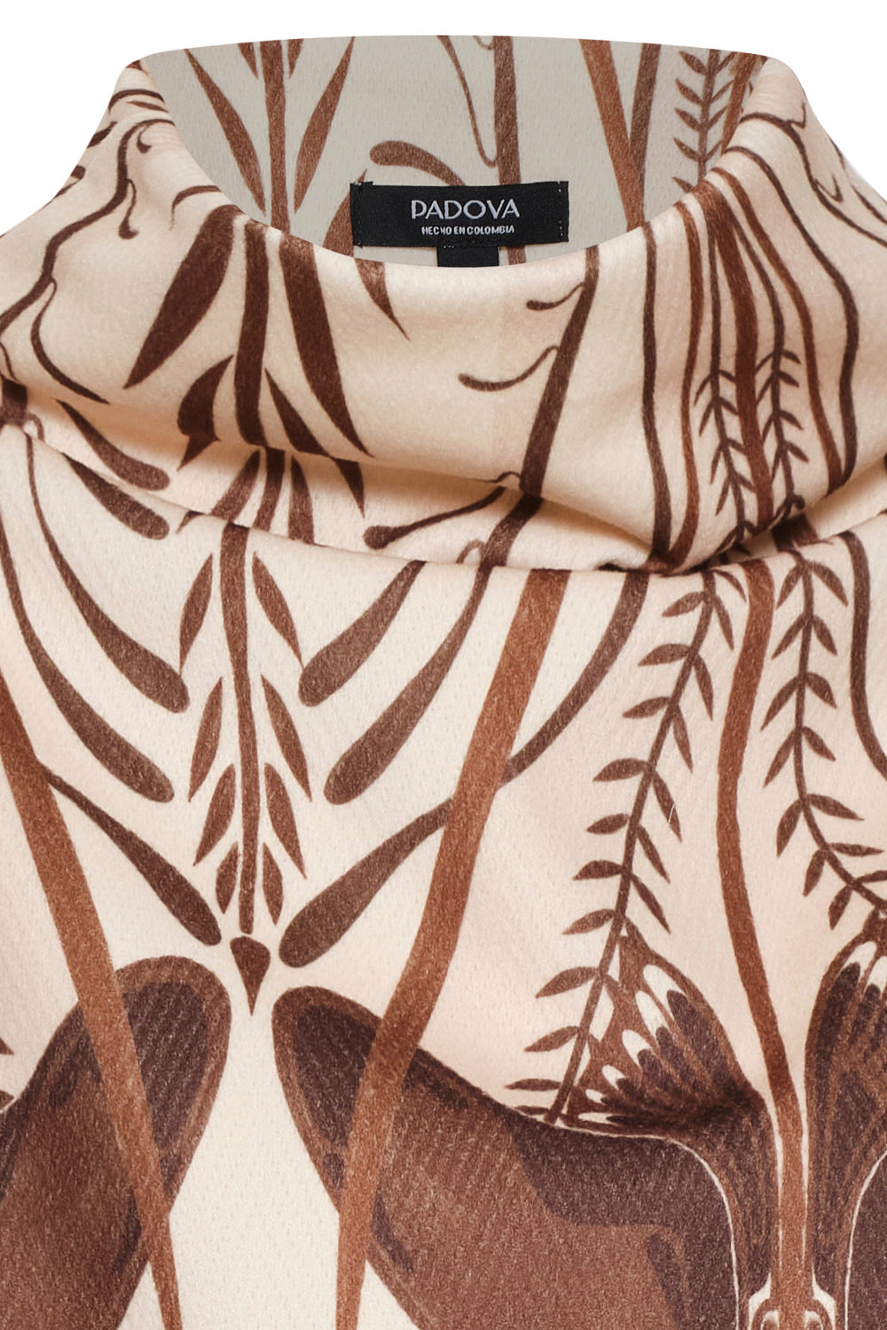 Saco new scarlett ivory coffe