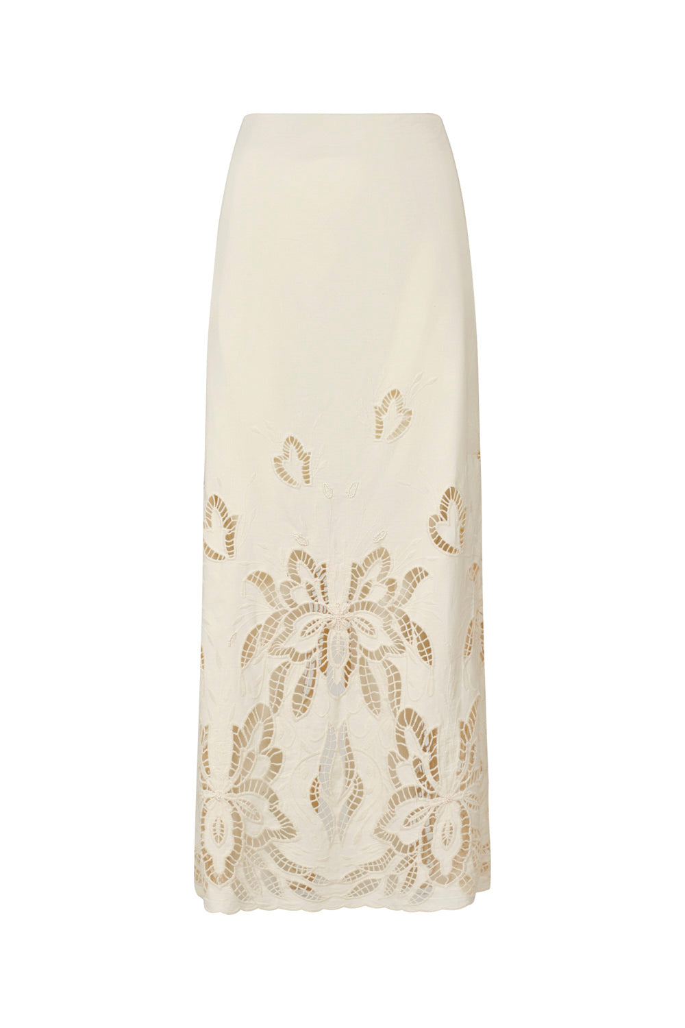 Falda arabela vainilla