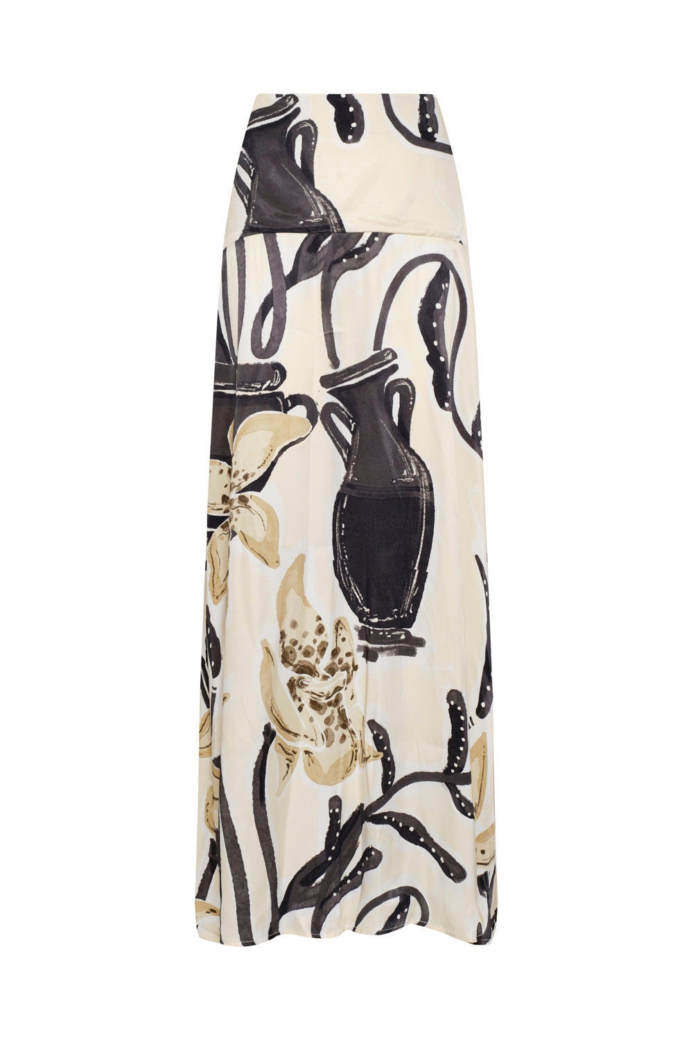 Falda soléne ivory negro