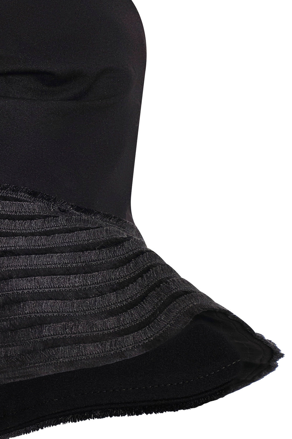 Crop top del mar negro