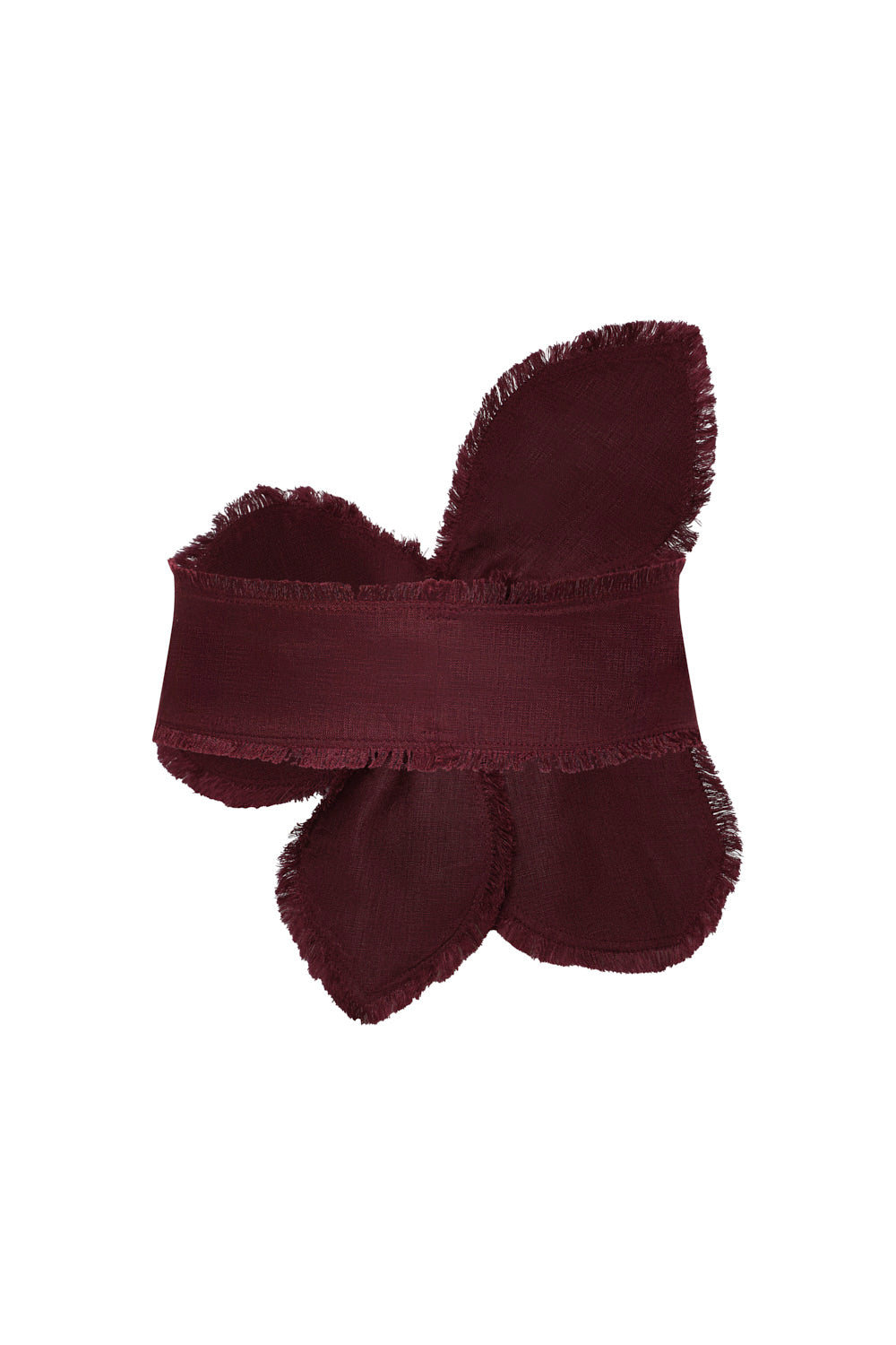 Cinturón orquidea mia vinotinto