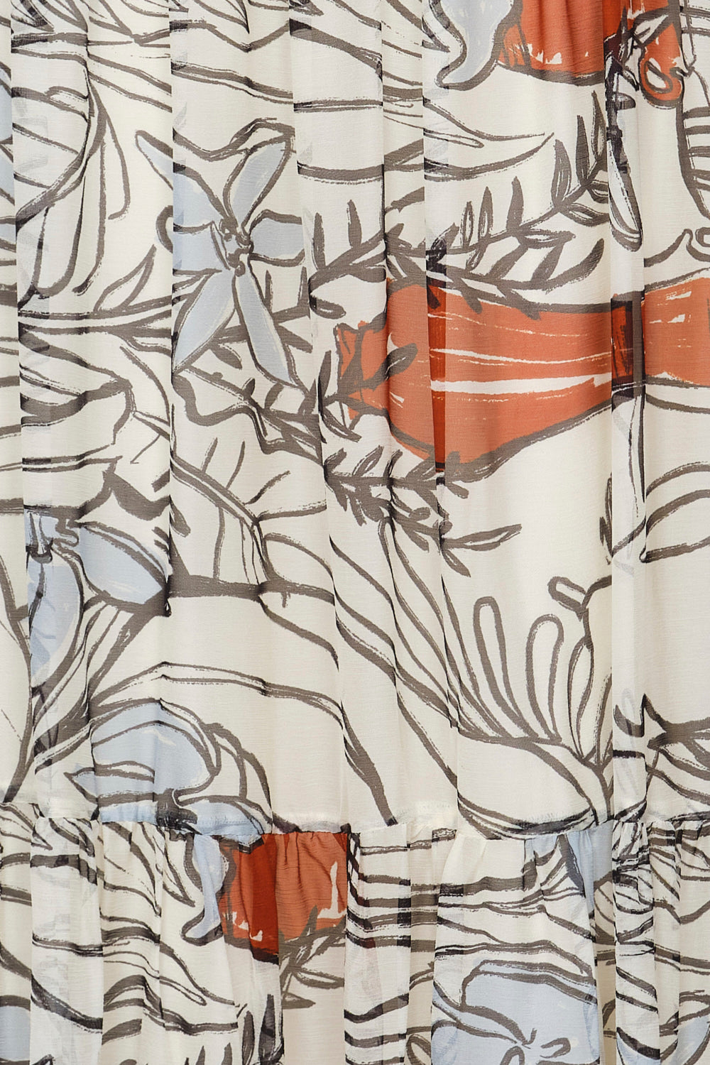 Falda Sydney terracota